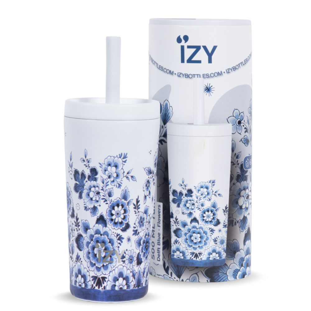 IZY Tumbler Flowers 500ml