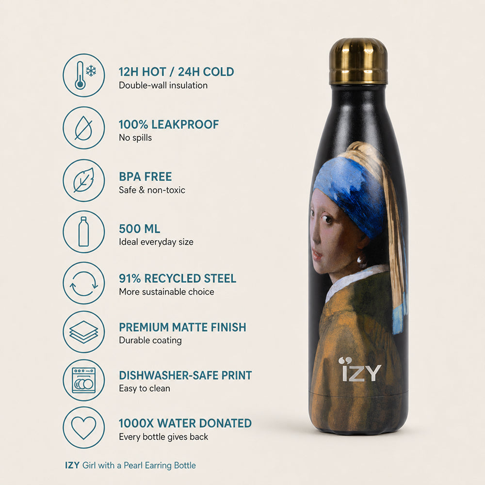 IZY Bottle - Girl with a Pearl Earring - 500ml - USP's