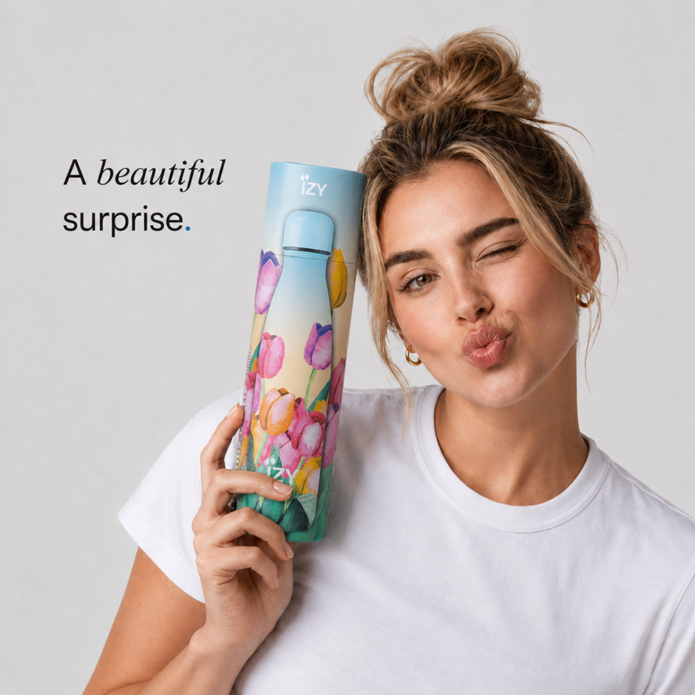 IZY Bottle - Tulip Field - 500ml - Perfect Gift