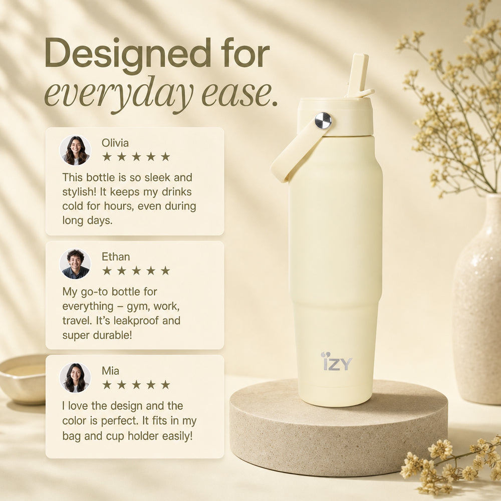 IZY Travel Bottle - Butter Yellow - reviews