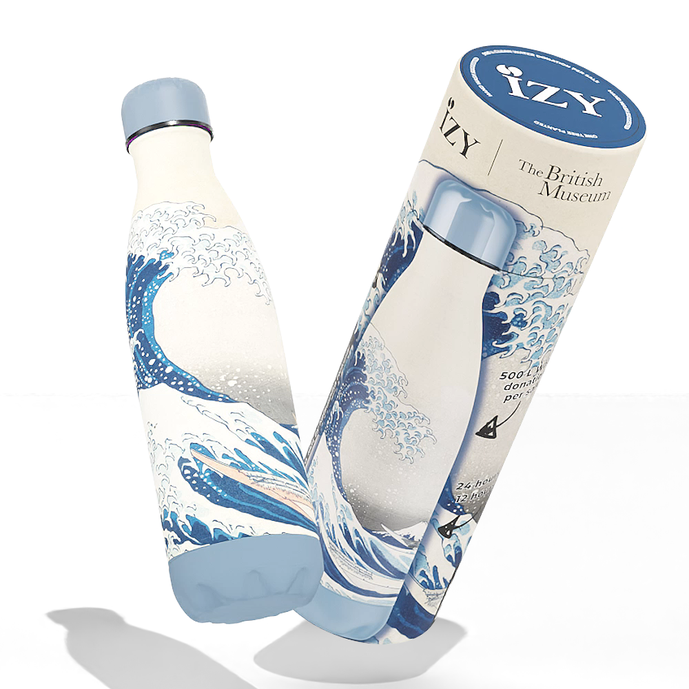 IZY Thermos Bottle 500ml – The Great Wave – Art on your Drinking