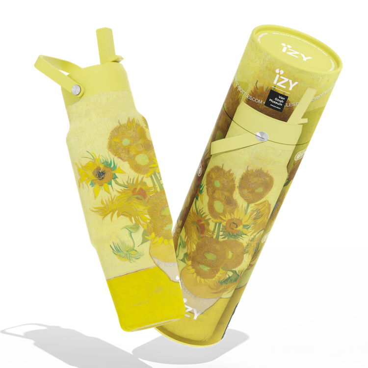IZY Travel Bottle - Sunflowers - 900ml