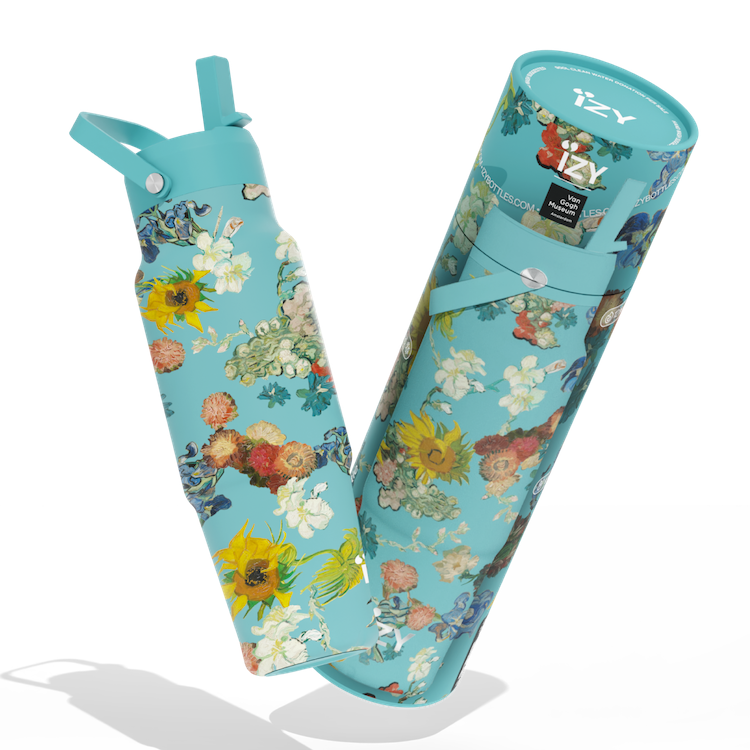 IZY Travel Bottle - Vincent's Flowers - 900ml