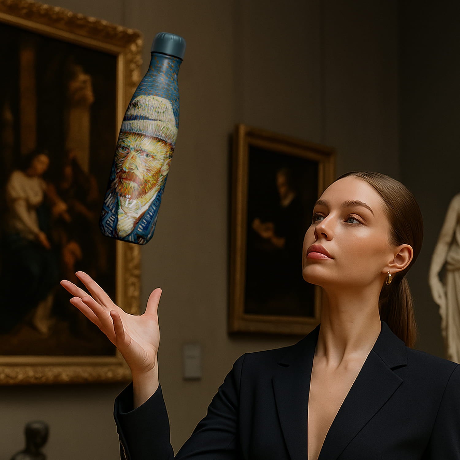 IZY Bottles x Van Gogh | Self-portrait | thermos flask 500ML