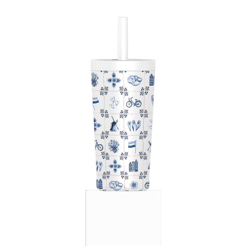 IZY Tumbler - Dutch Tiles - 500ml