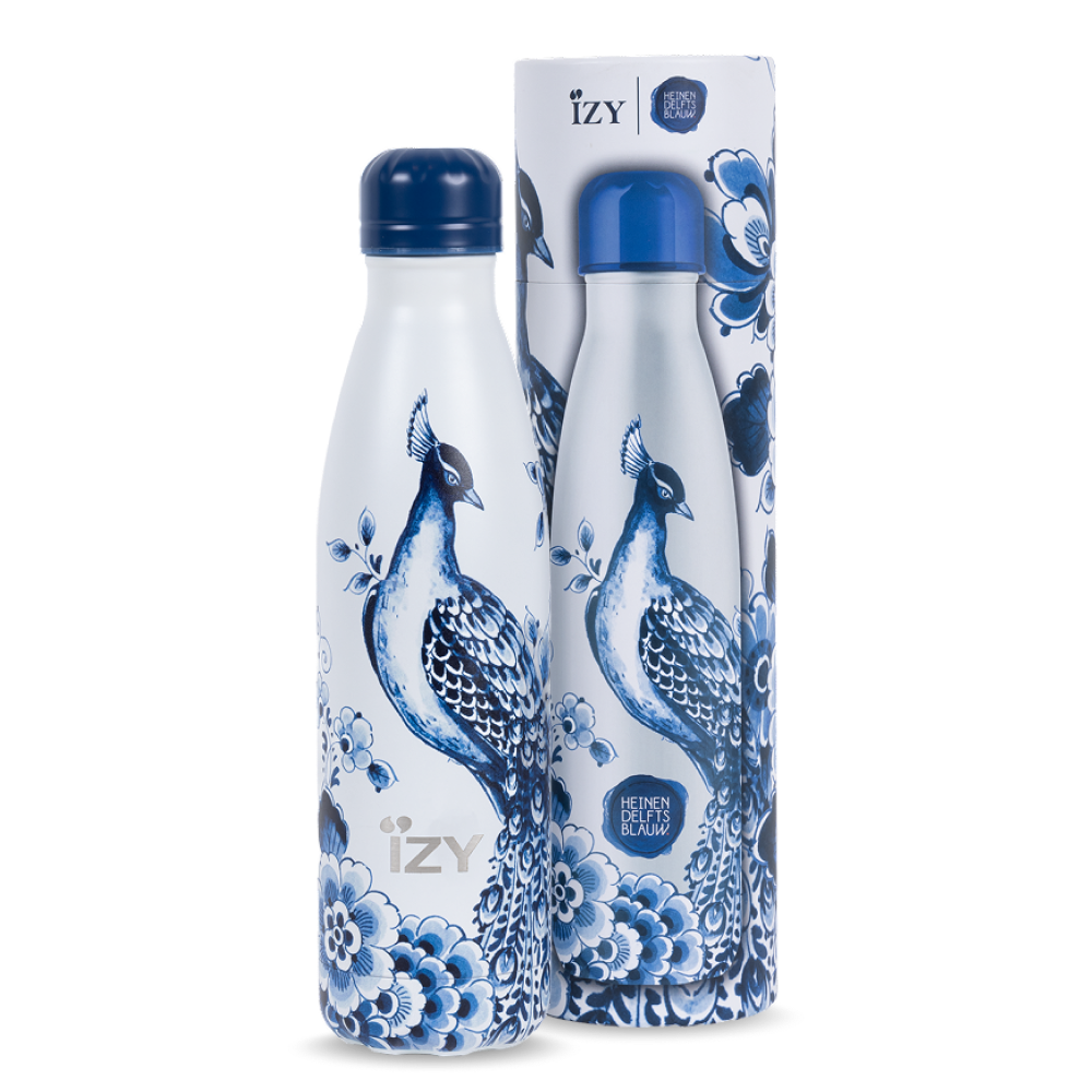 IZY Bottle Delfts Blue Peacock 500ml