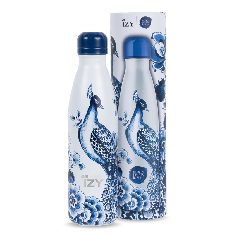 IZY Bottle Delfts Blue Peacock 500ml