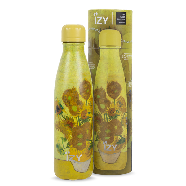Sunflowers Insulated Water Bottle 500ml | IZY Bottles – IZY Bottles