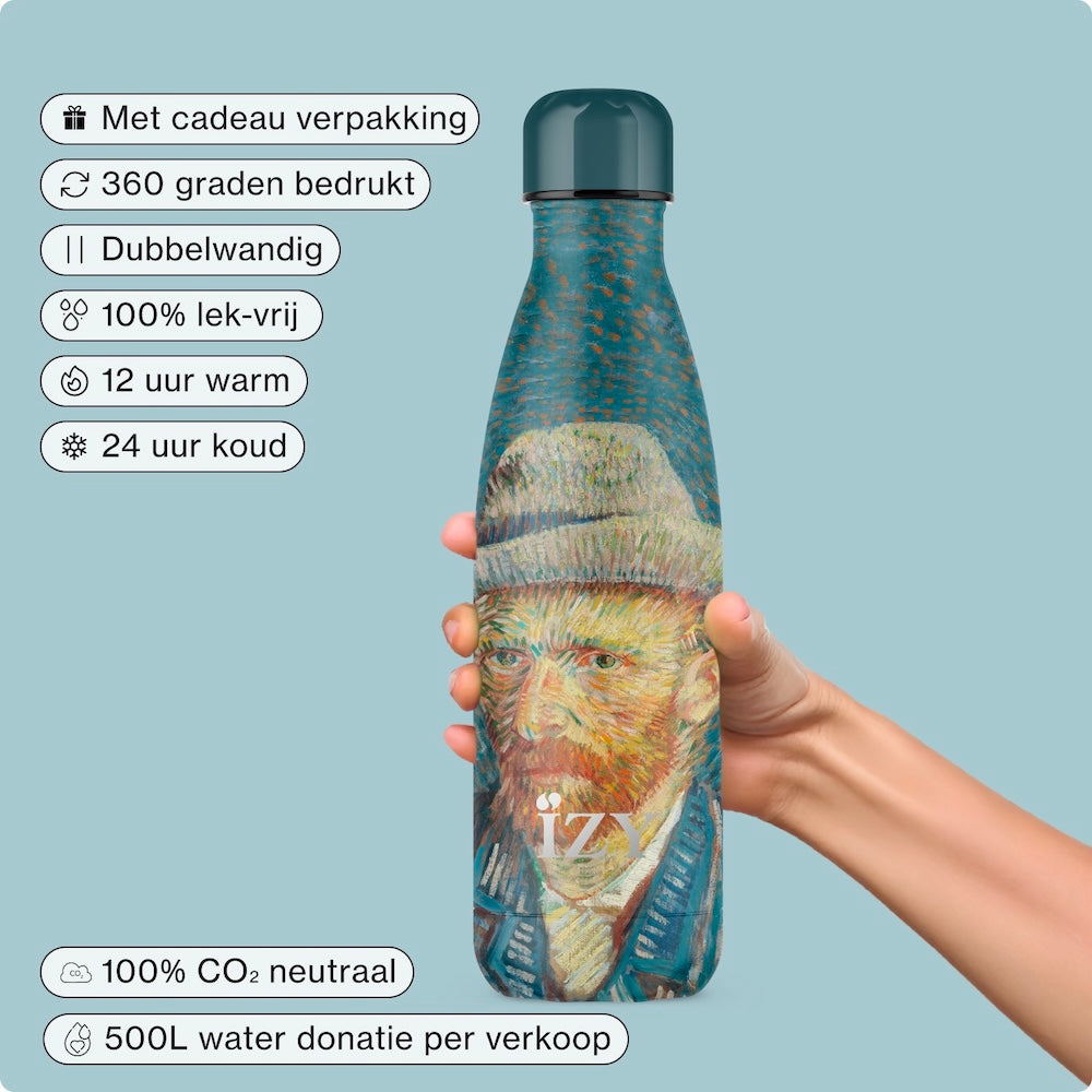 IZY Bottles x Van Gogh | Self-portrait | thermos flask 500ML