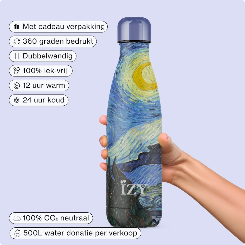 IZY Bottles x Starry Night 500ML - Thermos / Drinking bottle