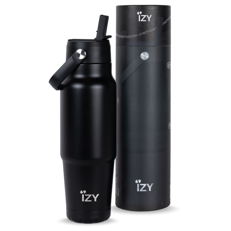 IZY Travel Bottle - Black - 900ml