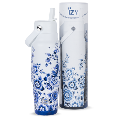 IZY Travel Bottle - Flowers - 900ml