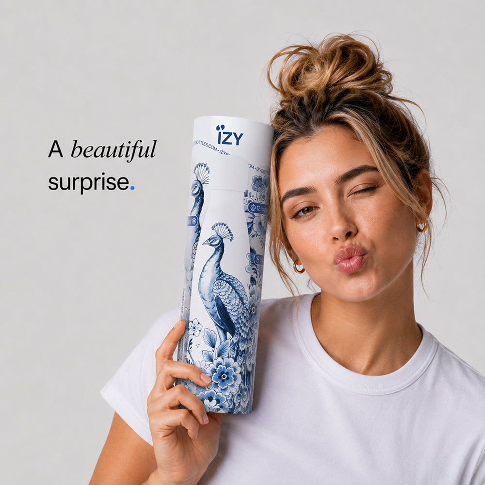 IZY Bottle - Peacock - 500ml - Perfect Gift