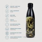 IZY Bottle - Skull with Burning Cigarette - 500ml - USP's