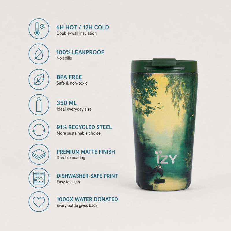 IZY Mug - Bamboo Glow - 350ml