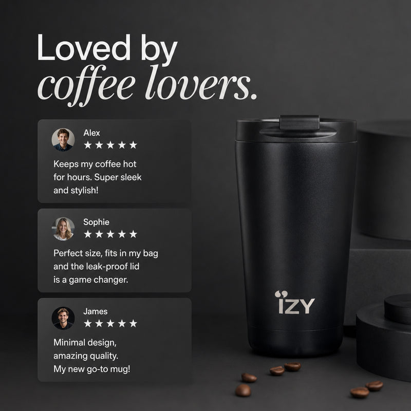 IZY Mug - Black - 350ml