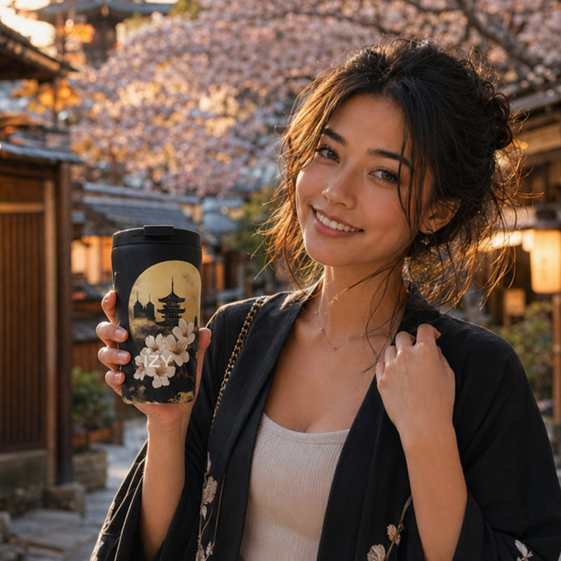 IZY Mug - Golden Blossom - 350ml