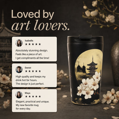 IZY Mug - Golden Blossom - 350ml
