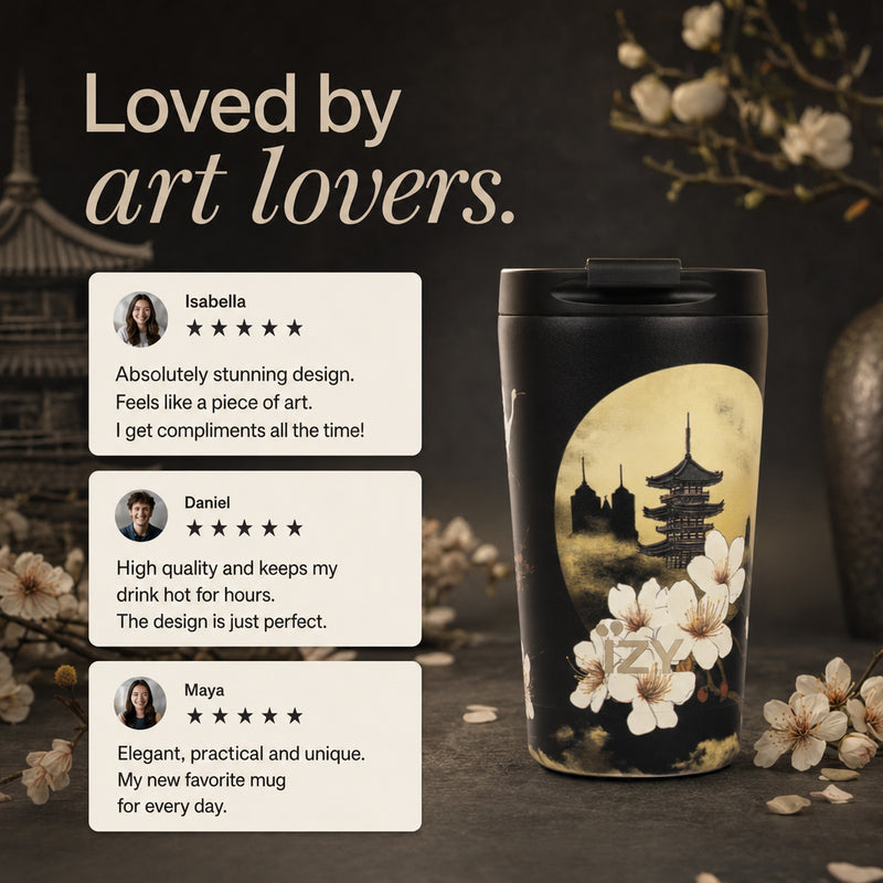 IZY Mug - Golden Blossom - 350ml