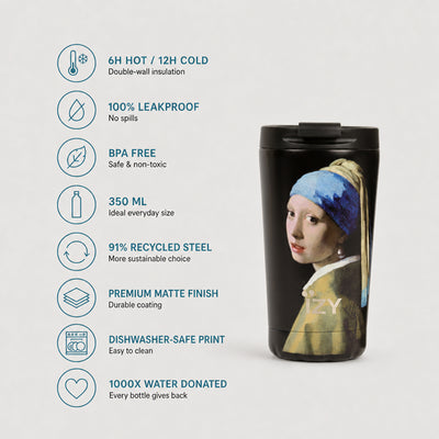 IZY Mug - Girl with a Pearl Earring - 350ml
