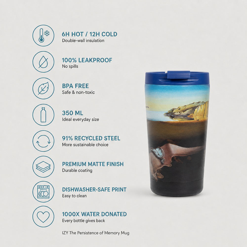 izy mug the persistence of memory 350ml 4 usps