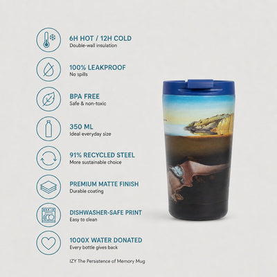 izy mug the persistence of memory 350ml 4 usps