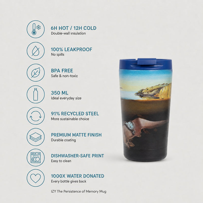 izy mug the persistence of memory 350ml 4 usps