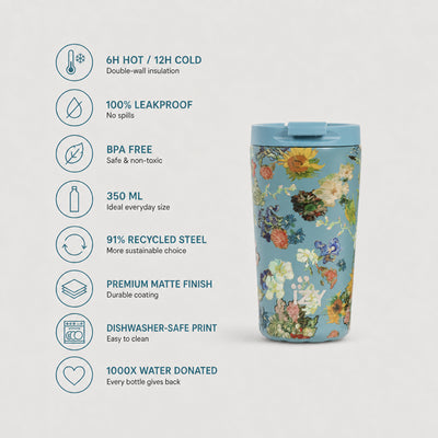 IZY Mug - Vincent's Flowers - 350ml