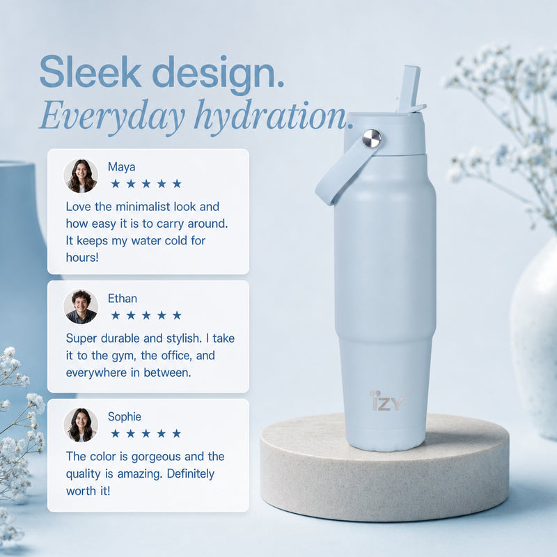 IZY Travel Bottle - Azure - reviews