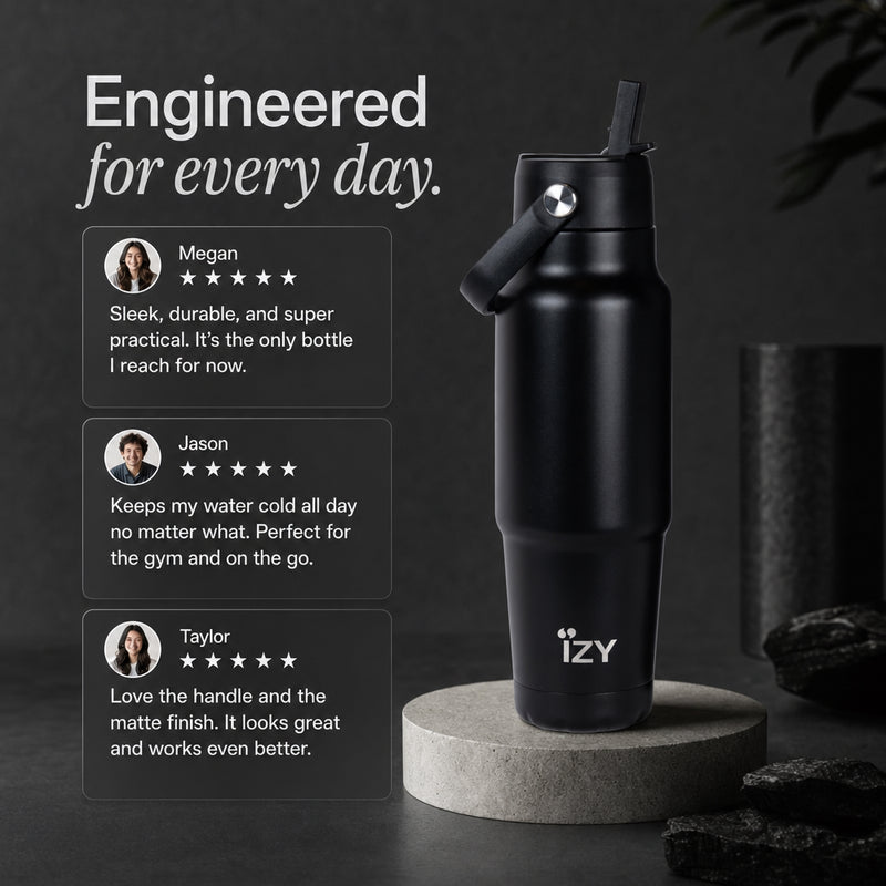 IZY Travel Bottle - Black - reviews