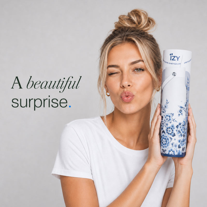IZY Travel Bottle - Flowers - perfect-gift
