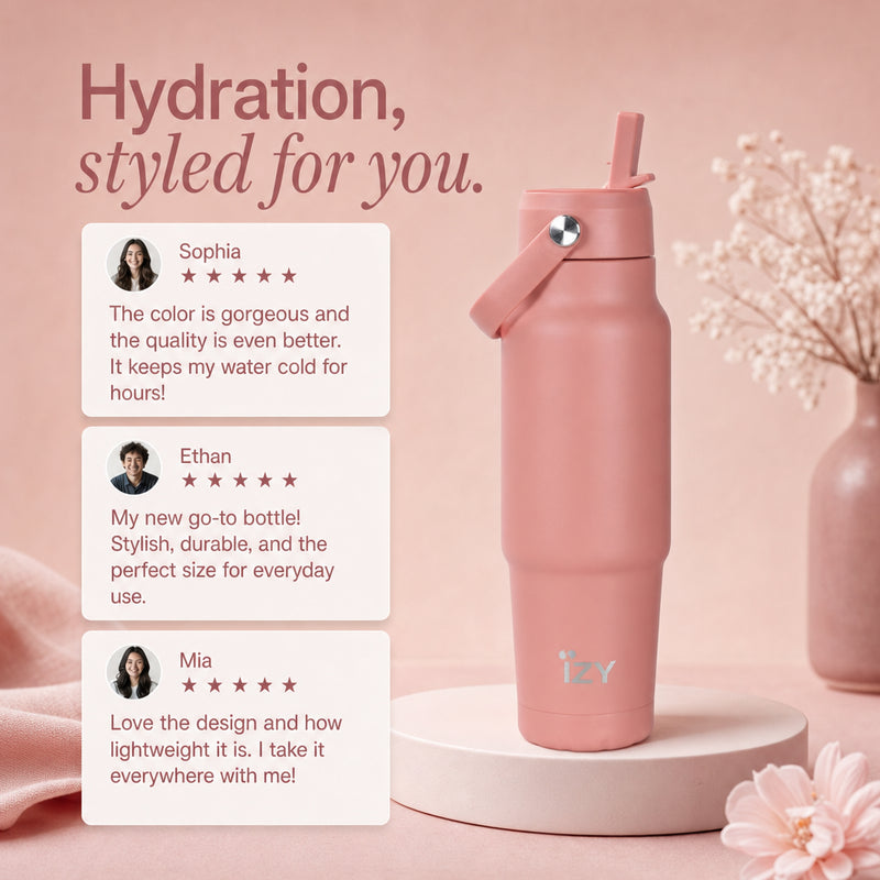 IZY Travel Bottle - Salmon - reviews