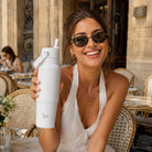 IZY Travel Bottle - White - lifestyle