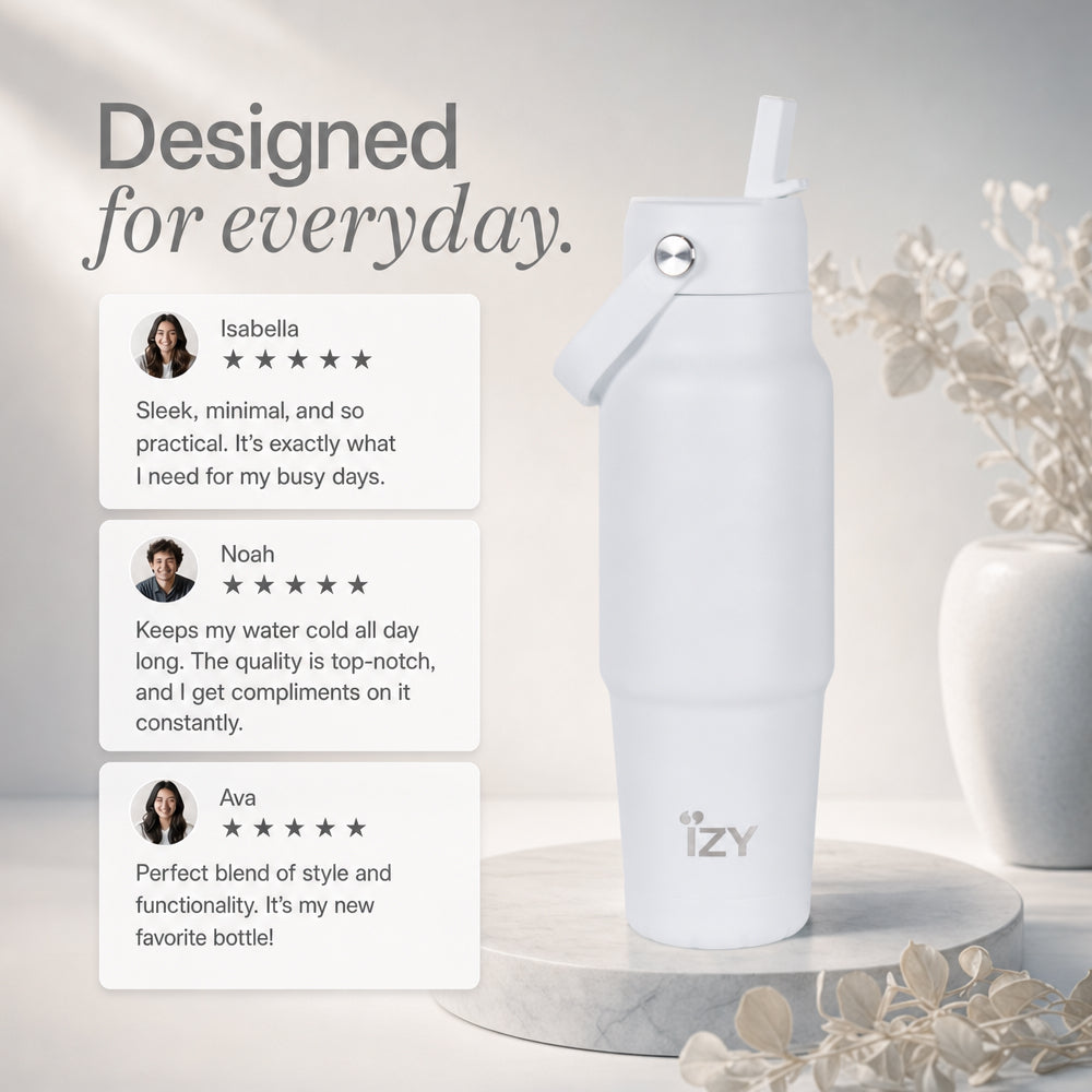 IZY Travel Bottle - White - reviews