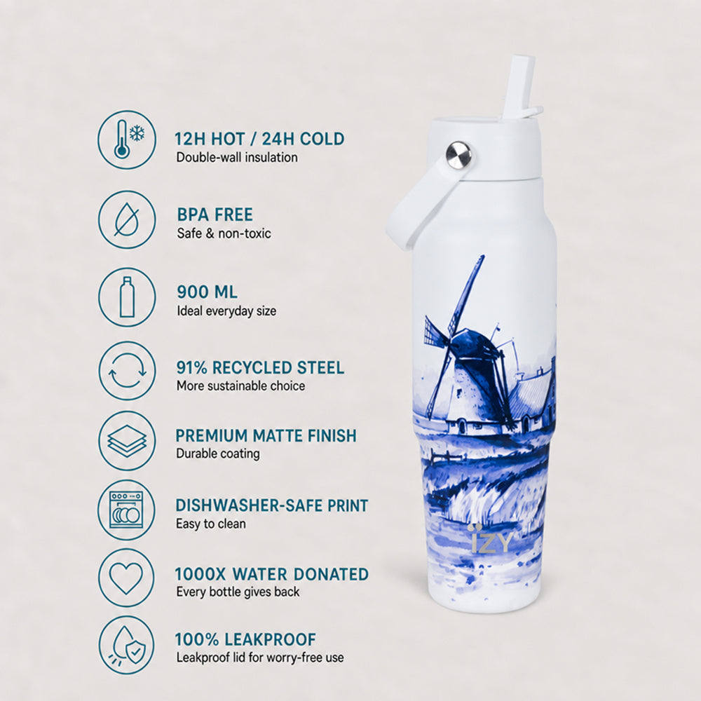 IZY Travel Bottle - Windmill - usps