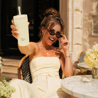 IZY Tumbler - Butter Yellow - lifestyle