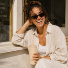 IZY Tumbler - Peach - lifestyle