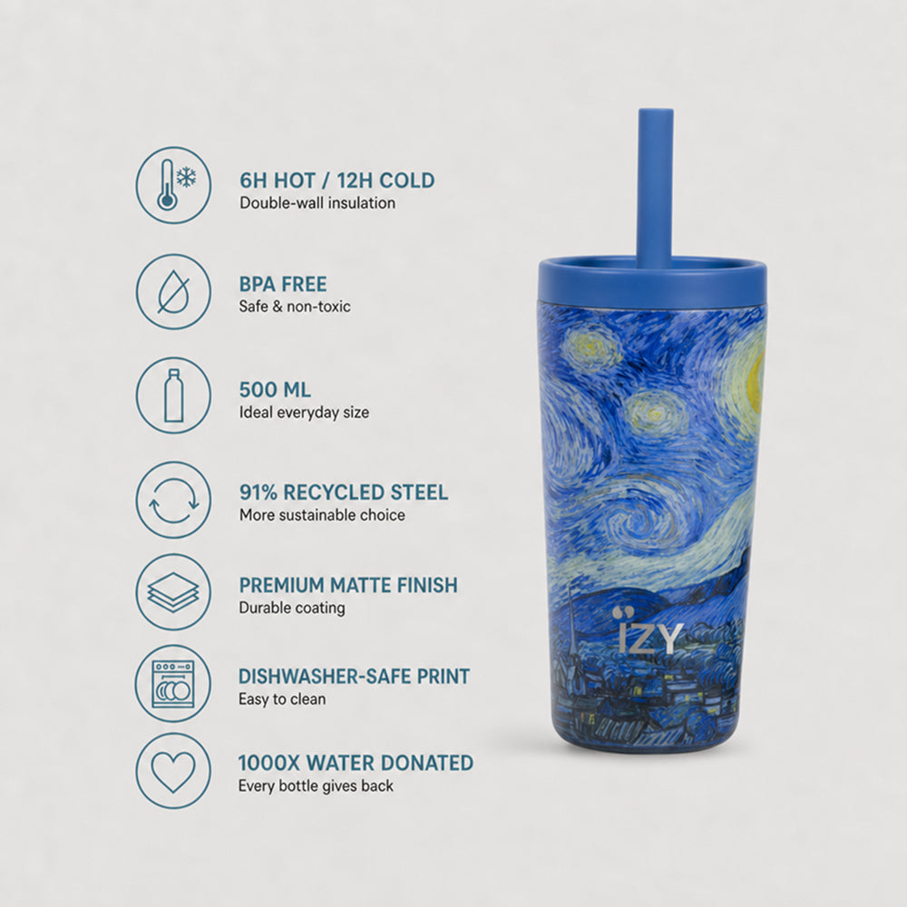 IZY Tumbler - Starry Night - usps