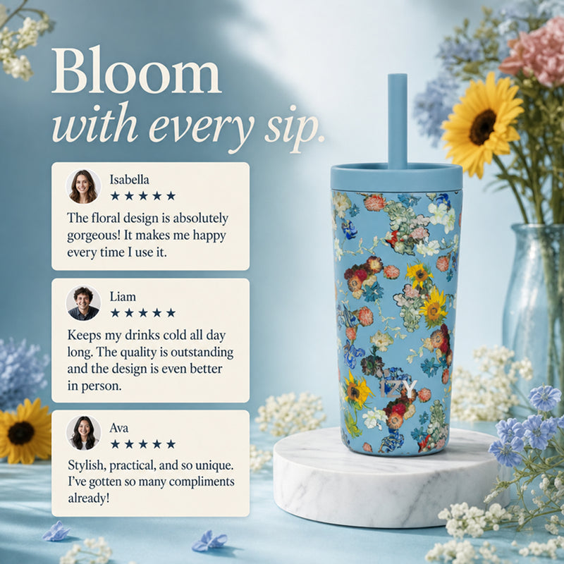 IZY Tumbler - Vincent's Flowers - reviews