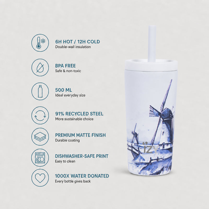 IZY Tumbler - Windmill - usps