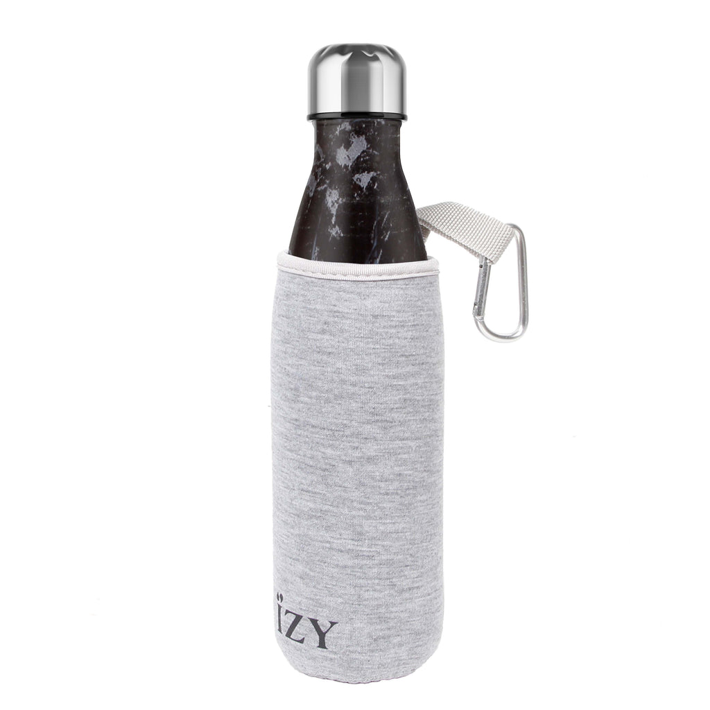 IZY Hoes 500ML Grijs - IZY® Bottles | 24 uur koud / 12 uur warm | Thermosfles