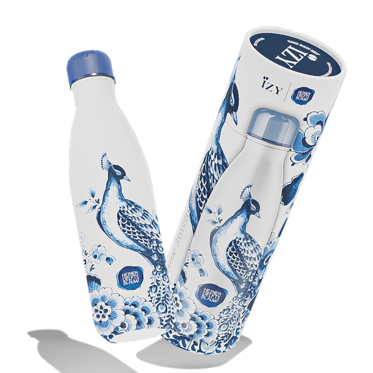 IZY Bottle - Delfts Blue - Peacock - 500ml