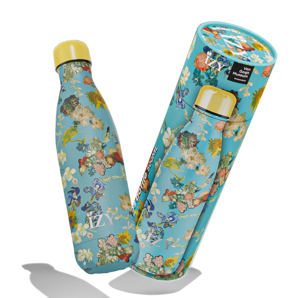 ゴッホ展　izyボトル500ml オリーブ園 IZY Bottles x Van Gogh | Self-portrait | thermos flask 500ML